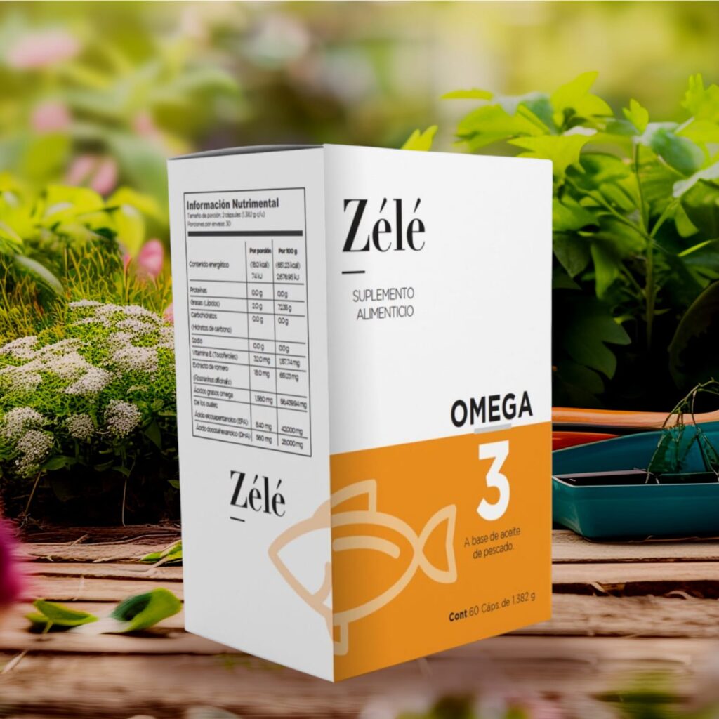 Zelé Omega 3 | Suplemento Natural para Memoria y Salud Cardiovascular